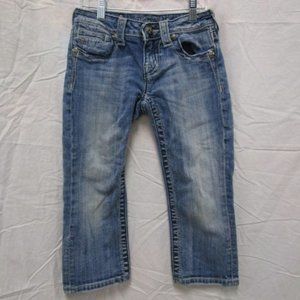 MISS ME Denim Embellished Girls Capri Jeans Sz 12